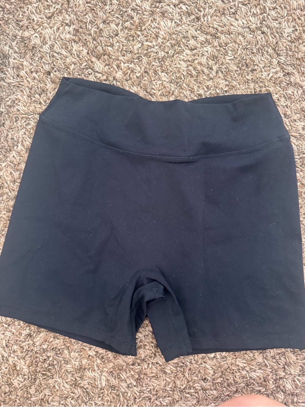 CSB X ILUVSARAHII Black Women's High-Waist Active Shorts